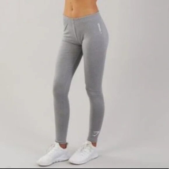 Gymshark Ark Jersey Leggings Gray Athletic Jogger Style Leggings Size S - Picture 1 of 9